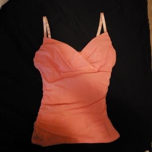 Coral colored tank